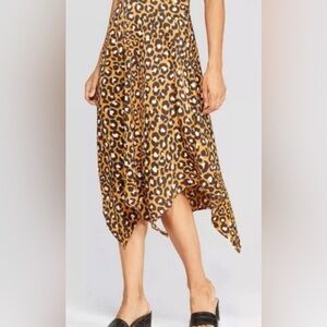 WHO WHAT WEAR Cheetah Skirt
